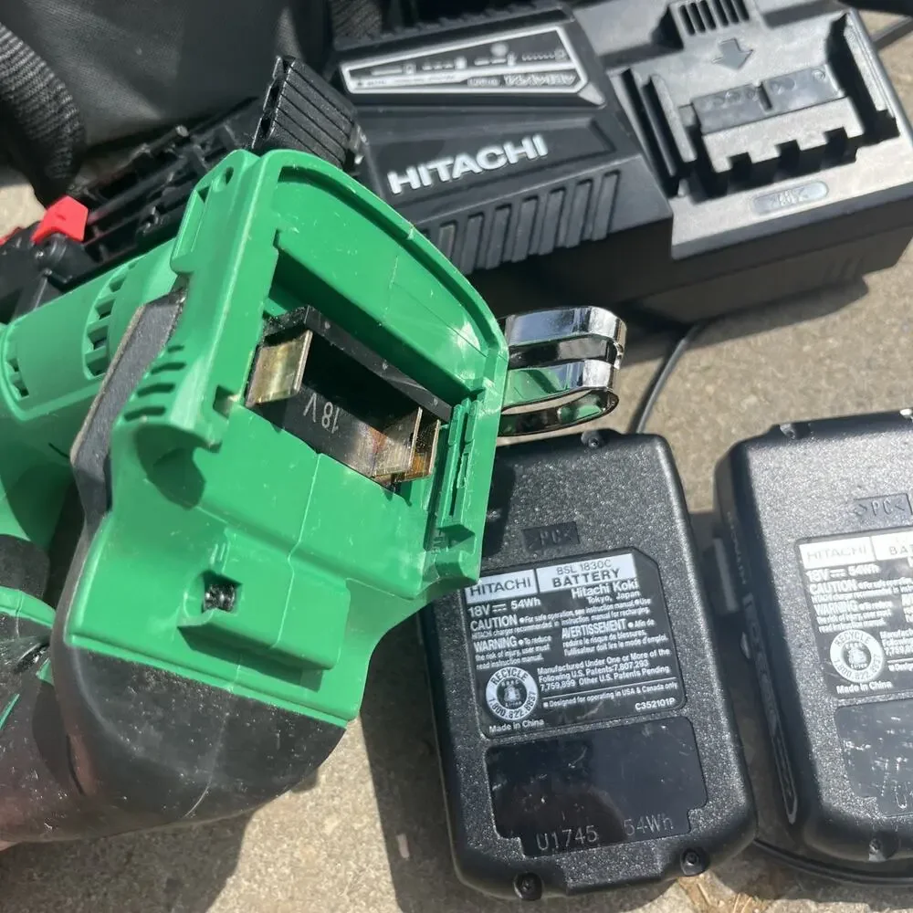 Hitachi Metabo HPT 18v Pin Nailer NP18DSAL 5/8” to 1-3/8” 23ga w/ Batteries